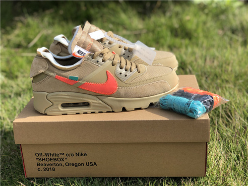 OW x Air Max 90 desert color_ company level_ full code shipment 36--45-1dd7c3bf